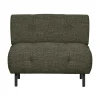 Lloyd Fauteuil grof geweven groen melange