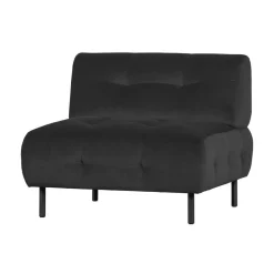 Lloyd Fauteuil velvet cast iron