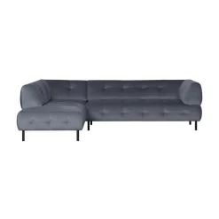 Lloyd Hoekbank links velvet wolk