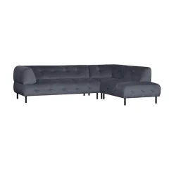 Lloyd Hoekbank rechts velvet wolk