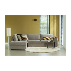 Loft 2-lichts Vloerlamp metaal/bouclé naturel