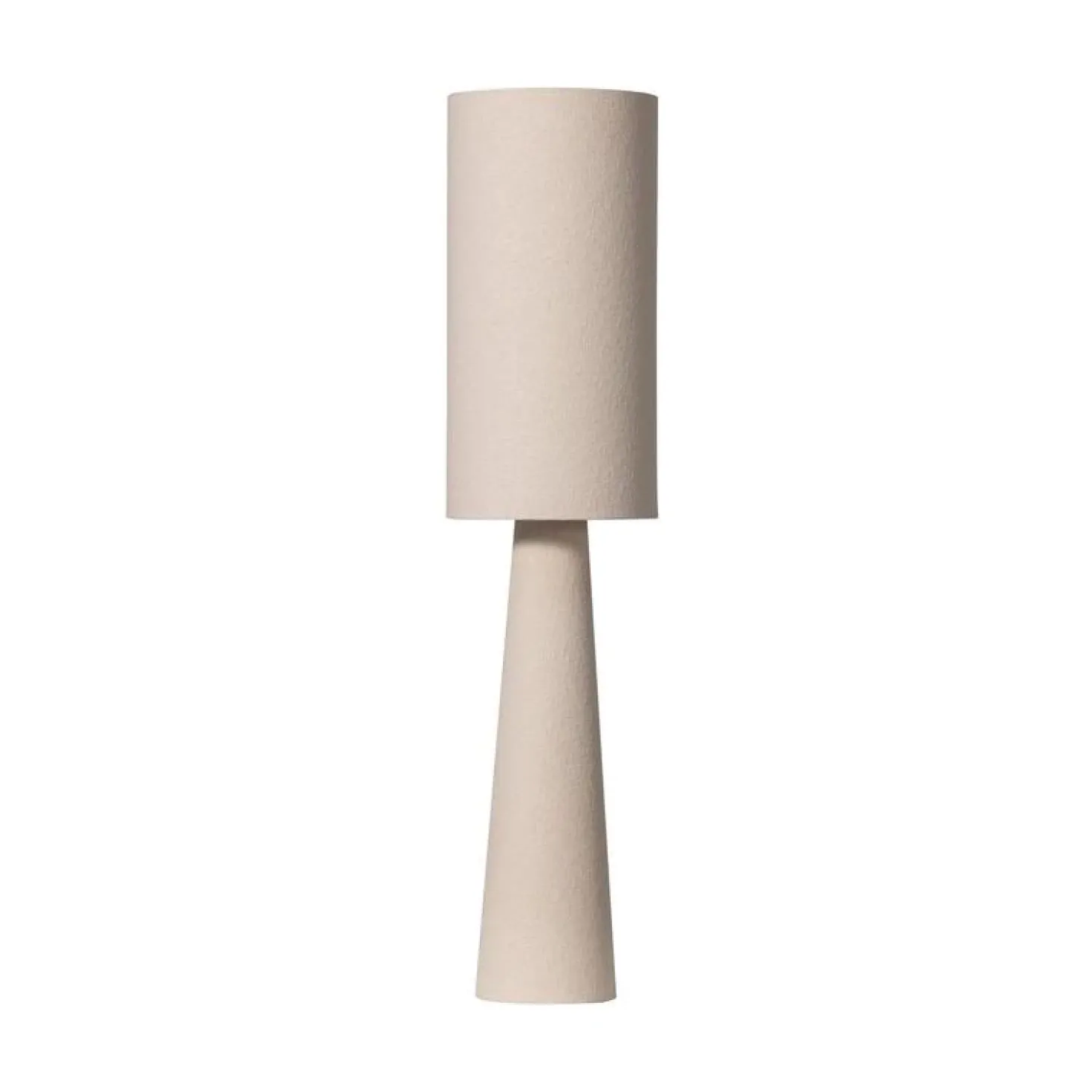 Loft 2-lichts Vloerlamp metaal/bouclé naturel