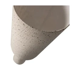 Loft 2-lichts Vloerlamp metaal/bouclé naturel met stippen