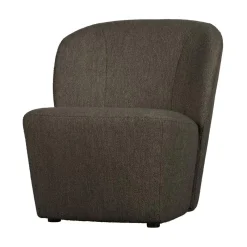 Lofty Fauteuil bouclé bruin