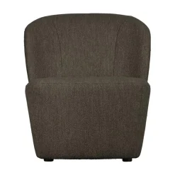 Lofty Fauteuil bouclé bruin