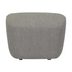 Lofty Hocker bouclé grijs