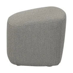 Lofty Hocker bouclé grijs
