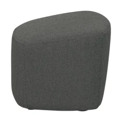 Lofty Hocker bouclé staalgrijs