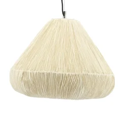 Lokta 1-lichts Hanglamp mushroom Creme