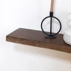 Londo Wandplank zwevend Walnoot Mangohout 100cm