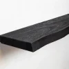Londo wandplank zwevend Zwart Mangohout 140cm