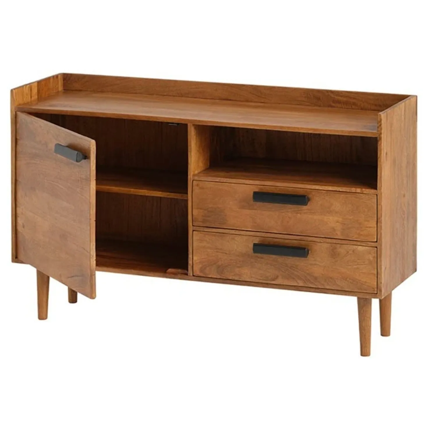 Lordara Commode 130cm met 1 deur, 2 lades en 1 open vak