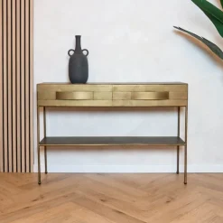 Loua sidetable goud 119,5cm