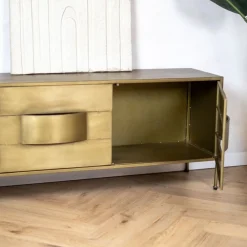Loua tv meubel goud 170cm
