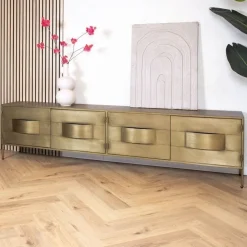 Loua tv meubel goud 170cm