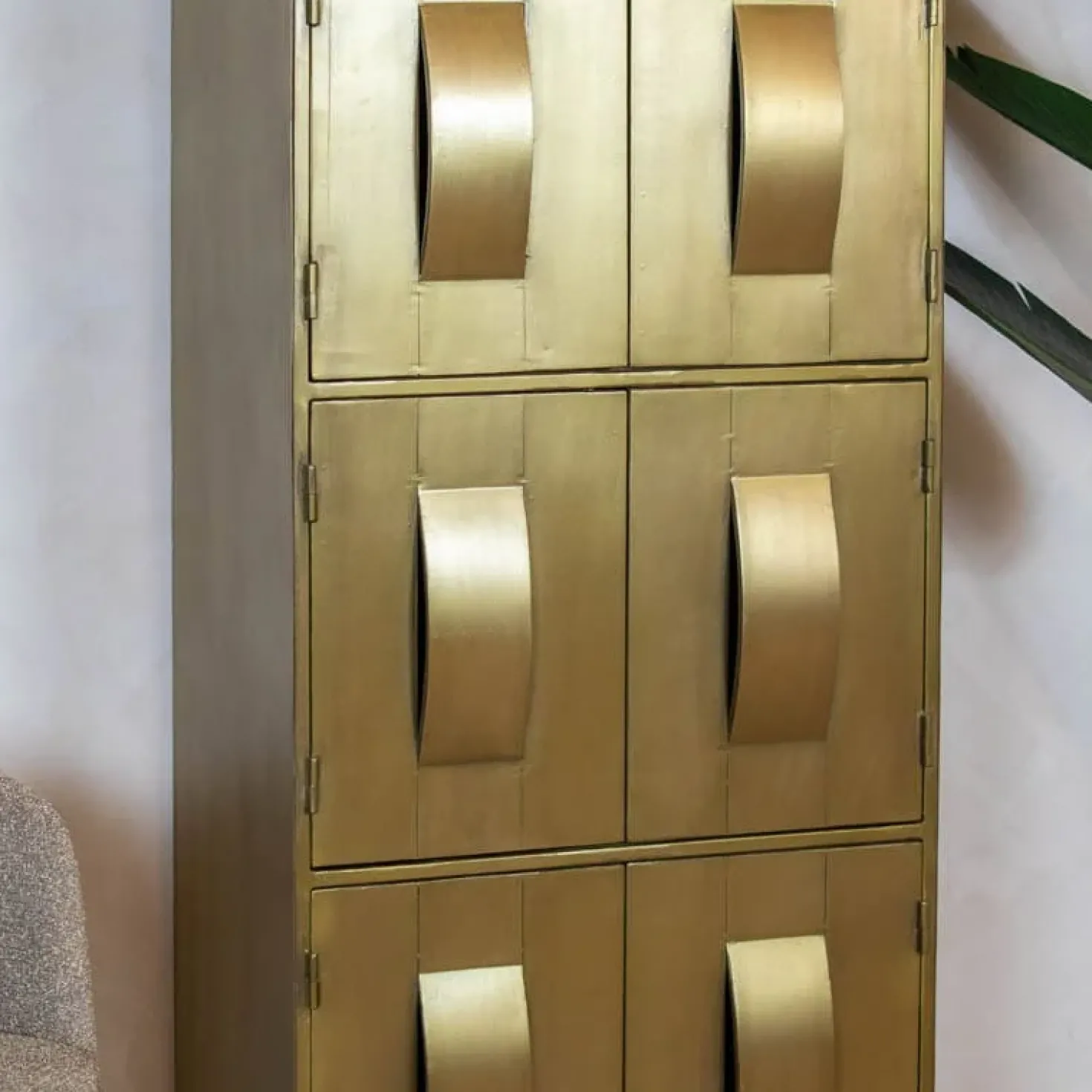 Loua wandkast goud 62cm