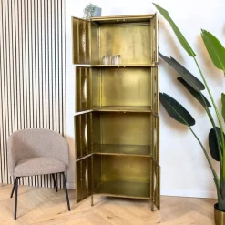 Loua wandkast goud 62cm