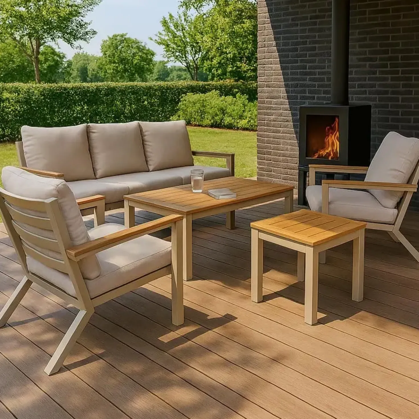 Loungeset Donnan beige