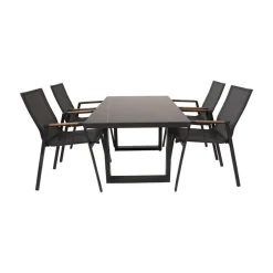 Loungetafel hoog Monaco Noir 140cm