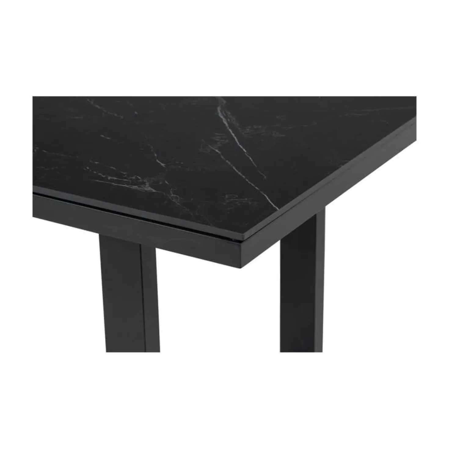 Loungetafel hoog Monte Carlo Noir 140cm