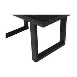 Loungetafel hoog Monte Carlo Noir 140cm