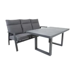 Loungetafel hoog Prato 2.0 Noir 140cm