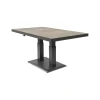 Loungetafel verstelbaar Murcia Noir 140cm