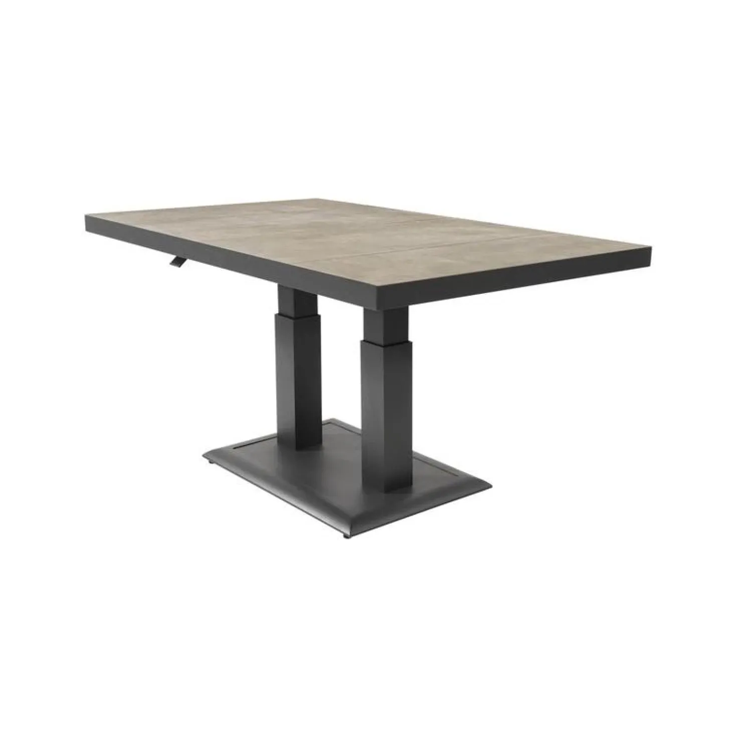 Loungetafel verstelbaar Murcia Noir 140cm