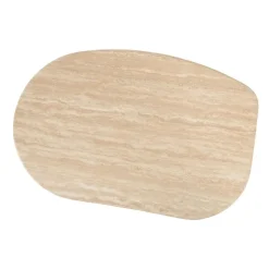 Lova Bijzettafel Naturel travertin 60cm