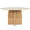 Lova Eettafel Rond Naturel travertin 130cm