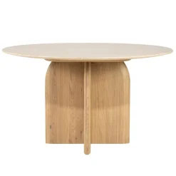 Lova Eettafel Rond Naturel travertin 130cm