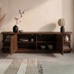 Luca Dressoir walnoot 205cm