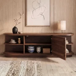 Luca Dressoir walnoot 165cm