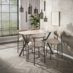 Luca 9-lichts Hanglamp Bruin