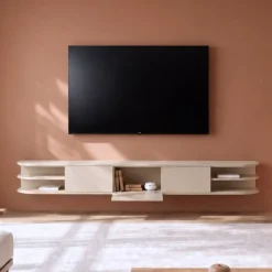 Luca zwevend Tv meubel Zand 250 cm