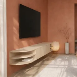 Luca zwevend Tv meubel Zand 250 cm