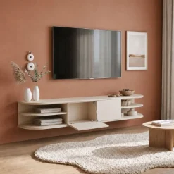 Luca zwevend Tv meubel Zand 160 cm