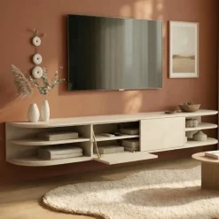 Luca zwevend Tv meubel Zand 190 cm