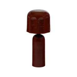 Lumira 1-lichts Tafellamp Bruinrood