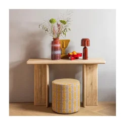 Lumira 1-lichts Tafellamp Bruinrood