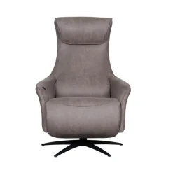 Lund Elektrische Fauteuil Taupe Microleder