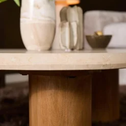 Lunea Salontafel Creme Marmer 100 cm