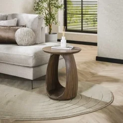 Luno Bijzettafel S Acaciahout bruin 49cm