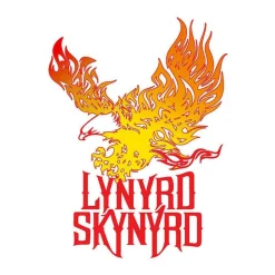 Lynyrd Skynyrd Flaming Eagle - metalen bord