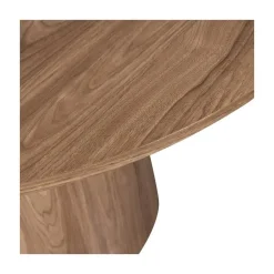 Maan Eettafel Rond MDF Walnoot 120cm