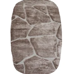 Macy vloerkleed Bruin Ronde hoeken 160x230cm