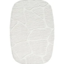 Macy vloerkleed Crème Ronde hoeken 160x230cm