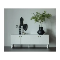 Madu TV Meubel Dennenhout Wolkengrijs 160cm