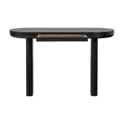 Mael Bureau Fineer Zwart 120cm