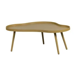 Mae Salontafel organisch hout alpaca 100cm